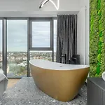 Hanza Tower Skyline Bath 24 Pool & Jacussi & Sauna Apartment Szczecin